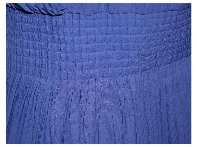 Abito midi Alberta Ferretti blu viola viscosa Viola scuro - vista 4