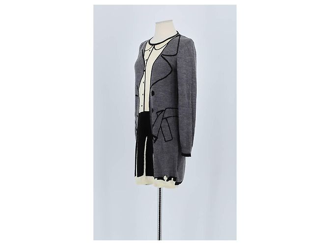 Moschino Graues Wollkleid - Ansicht 4