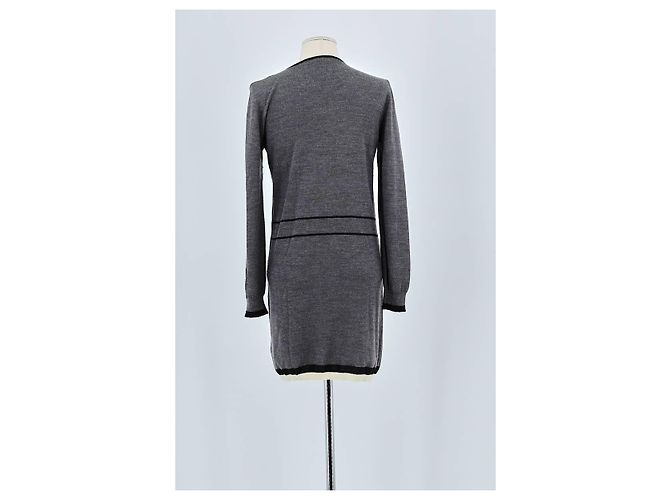Moschino Graues Wollkleid - Ansicht 6