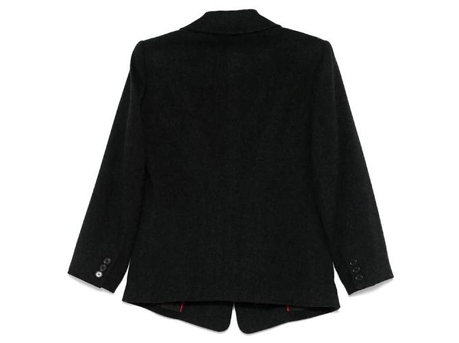Dunkelblaue Kaschmirjacke von Hermès Bordeaux - Ansicht 2