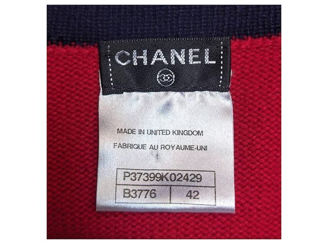 Roter Cashmere-Cardigan von Chanel - 2010er Jahre - Ansicht 4