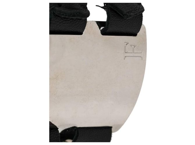 Pulseira de couro preto Gianfranco Ferré - Anos 2000 - vista 6