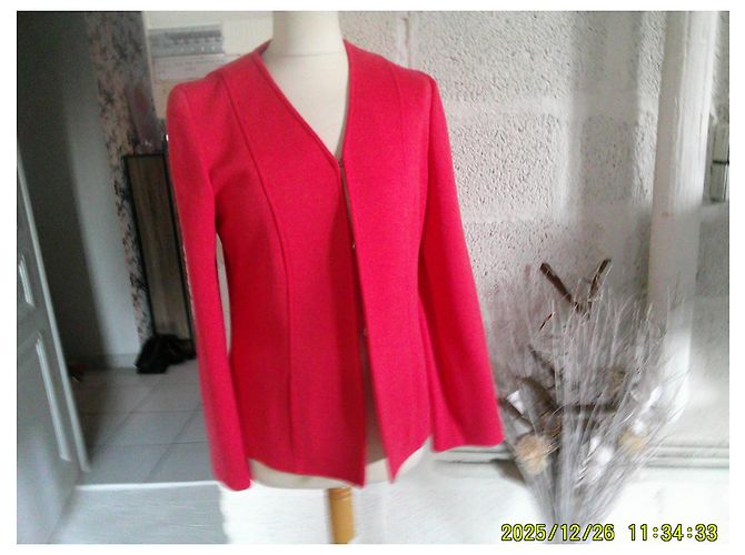 Luisa Spagnoli Wool Jacket Coral - view 2