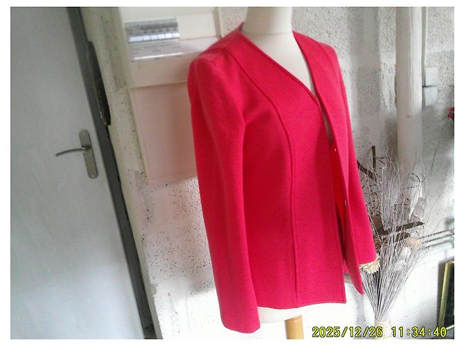Luisa Spagnoli Wool Jacket Coral - view 3