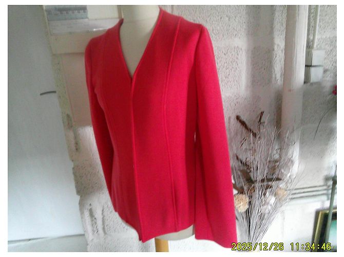 Luisa Spagnoli Wool Jacket Coral - view 4