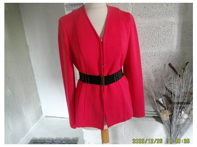 Luisa Spagnoli Wool Jacket Coral - view 7