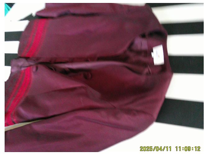 Autre Marque Chaqueta Antonelle Burdeos Viscosa - vista 5