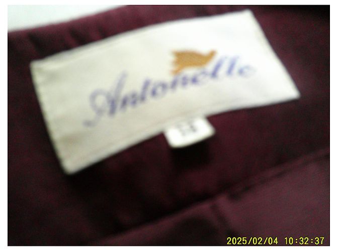 Autre Marque Chaqueta Antonelle Burdeos Viscosa - vista 6
