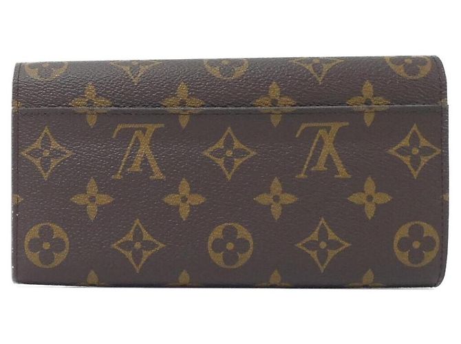 Portafoglio Sarah Monogram Louis Vuitton Marrone - vista 2