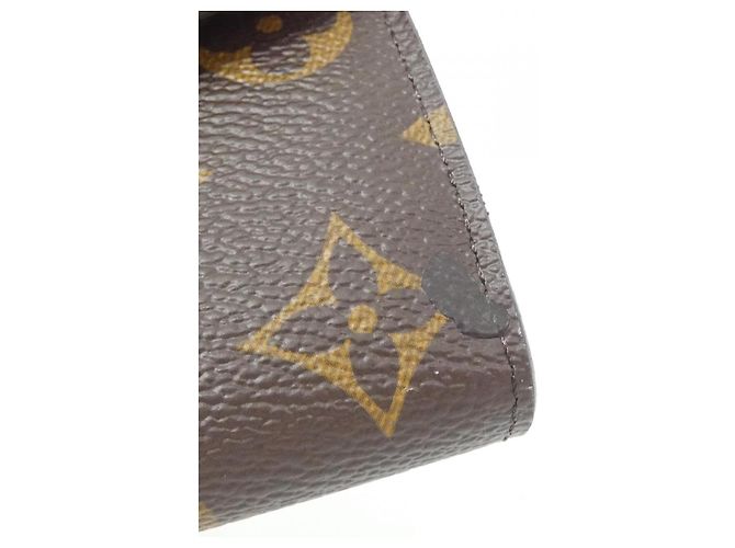 Portafoglio Sarah Monogram Louis Vuitton Marrone - vista 4