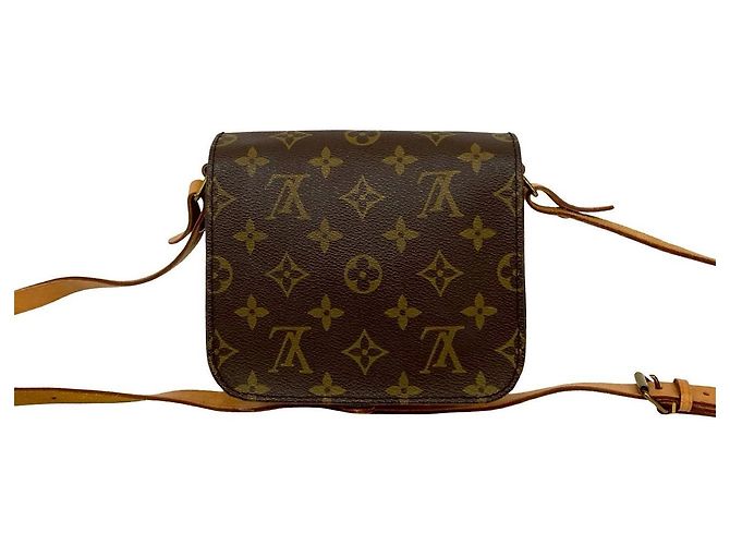 Borsa a Spalla Cartouchiere Monogram Louis Vuitton Metallico Bronzo - vista 4