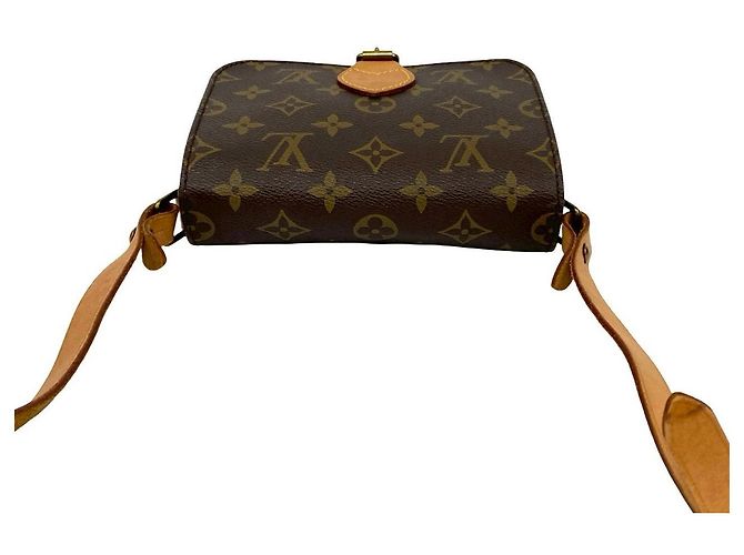 Borsa a Spalla Cartouchiere Monogram Louis Vuitton Metallico Bronzo - vista 5