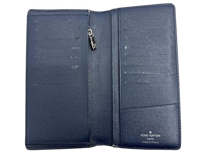 Portafoglio Lungo Epi Brazza NM di Louis Vuitton Blu - vista 4