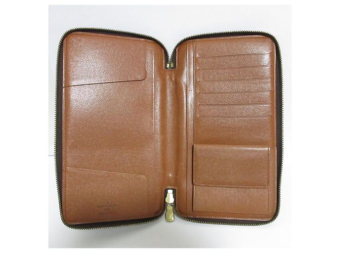 Louis Vuitton Monogram Reise Organizer Lang Wallet Braun - Ansicht 8