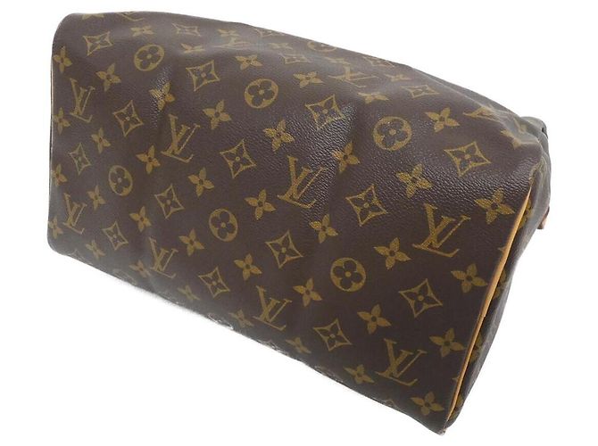Borsa Boston Monogram Speedy Louis Vuitton Marrone - vista 2