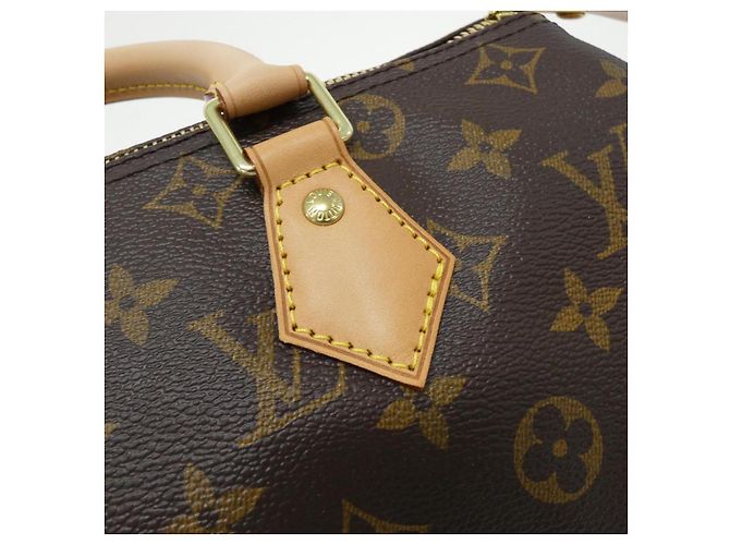 Borsa Boston Monogram Speedy Louis Vuitton Marrone - vista 3