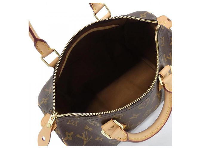 Borsa Boston Monogram Speedy Louis Vuitton Marrone - vista 5