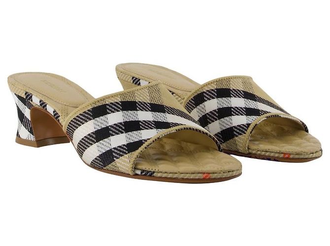 Lf Sloane Check 45 Sandals - Burberry - Synthetic - Multicolor - view 2