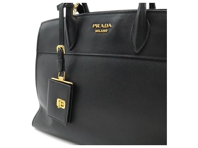 Borsa in pelle Prada Esplanade 2 in 1 - vista 7