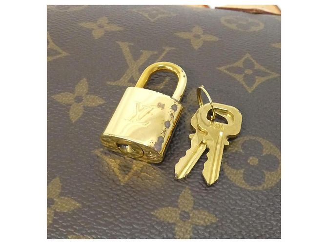 Borsa Boston Monogram Bandoulière Speedy Louis Vuitton Marrone - vista 3
