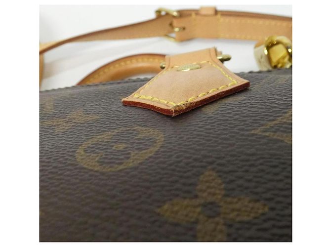 Borsa Boston Monogram Bandoulière Speedy Louis Vuitton Marrone - vista 4