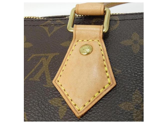 Borsa Boston Monogram Bandoulière Speedy Louis Vuitton Marrone - vista 5