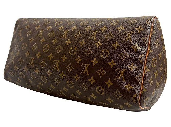 Borsa Boston in pelle Monogram Speedy di Louis Vuitton Marrone - vista 9