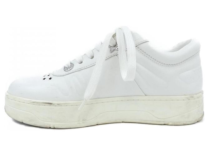 Sneakers Jimmy Choo Bianco - vista 2