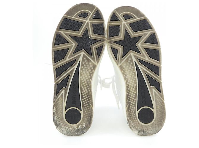 Sneakers Jimmy Choo Bianco - vista 4