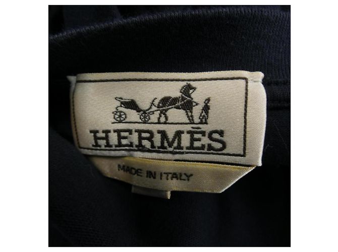 Hermès T-shirt Hermes Blu Blu navy - vista 4