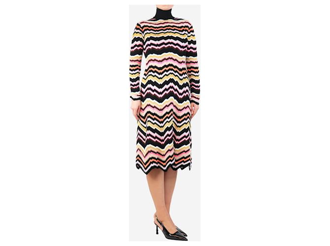 Missoni Zigzag-Pulloverkleid - Größe UK 10 Mehrfarben - Ansicht 3