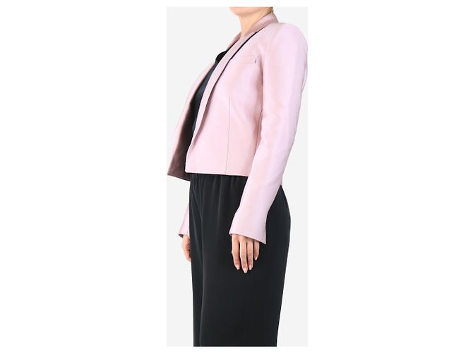 Iro Rosa cropped Blazer - Größe UK 8 Pink - Ansicht 3