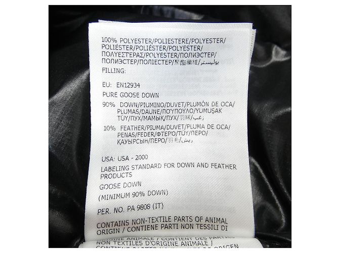 Chaqueta de plumón Moncler Negro - vista 5