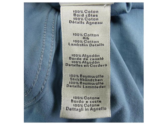 Hermès Camiseta de algodão Hermes Azul - vista 3