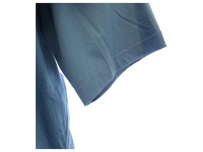 Hermès Camiseta de algodão Hermes Azul - vista 6