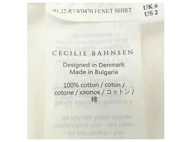 Autre Marque Camicia Cecilie Bahnsen Bianco - vista 3