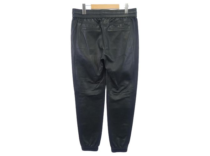 Yves Saint Laurent Pantalones de cuero Saint Laurent Verde - vista 2