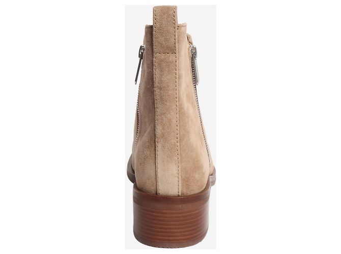 3.1 Phillip Lim Neutrale Wildleder-Stiefeletten - Größe EU 37 (UK 4) - Ansicht 3