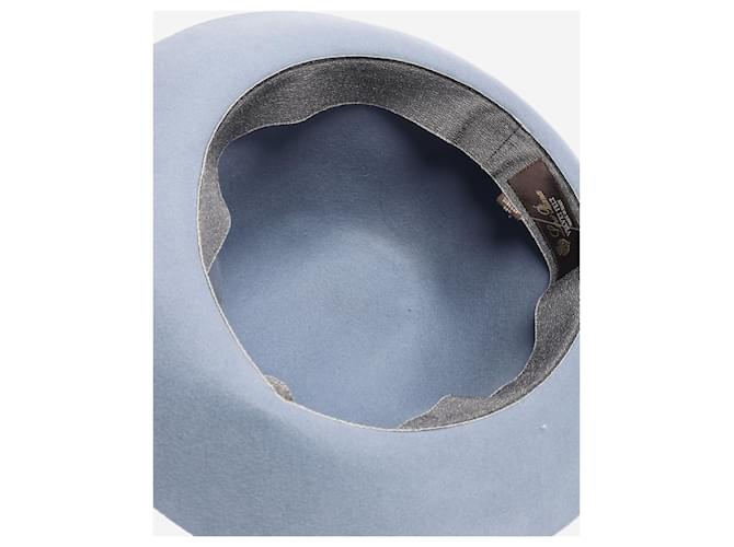 Loro Piana Cappello fedora blu - vista 5