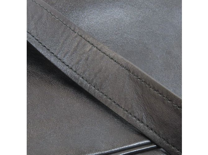 Borsa a Spalla Banana Prada in Pelle di Vitello per Donne Nero - vista 22