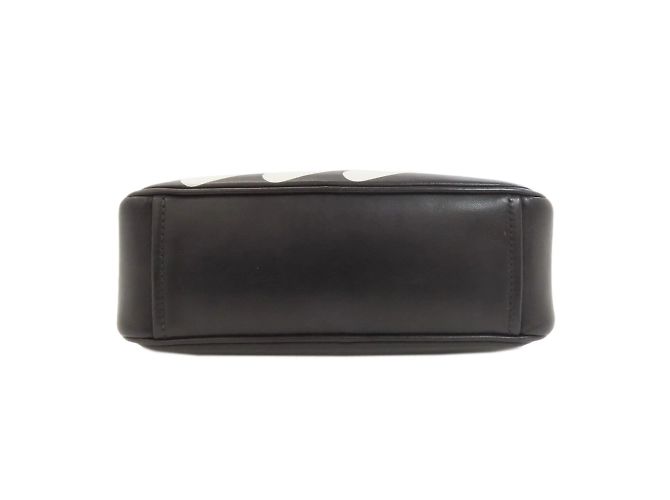 Borsa a Spalla Banana Prada in Pelle di Vitello per Donne Nero - vista 4