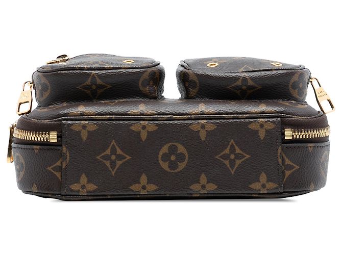 Borsa utility Louis Vuitton in monogramma marrone - vista 3