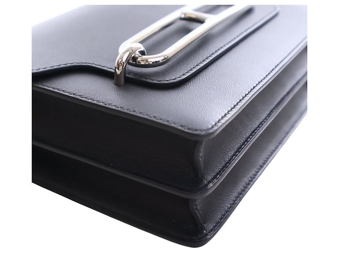 Borsa Roulis 23 Hermès in Evercolor Nero - vista 10