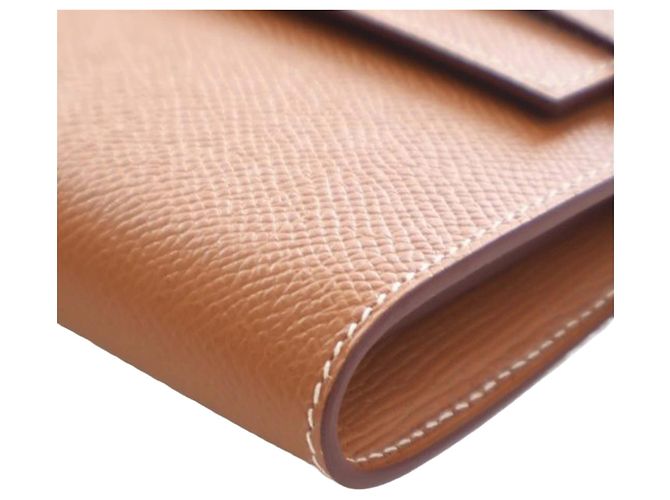 Portafoglio Longo Kelly Epsom Marrone Hermès - vista 11