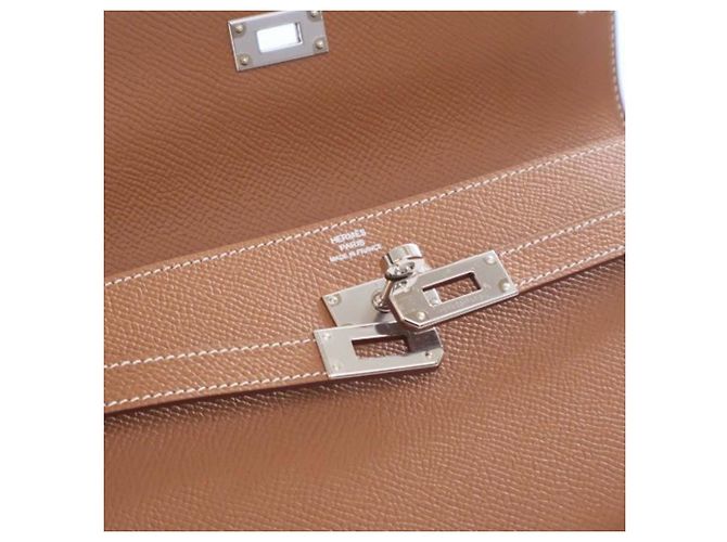 Portafoglio Longo Kelly Epsom Marrone Hermès - vista 13