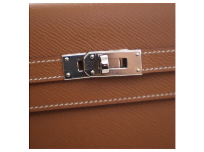 Portafoglio Longo Kelly Epsom Marrone Hermès - vista 14