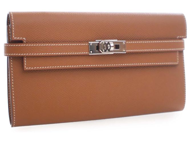 Portafoglio Longo Kelly Epsom Marrone Hermès - vista 2