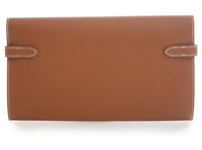 Portafoglio Longo Kelly Epsom Marrone Hermès - vista 4