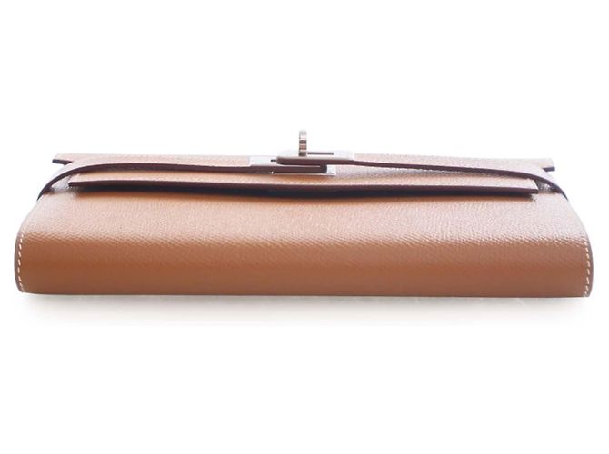 Portafoglio Longo Kelly Epsom Marrone Hermès - vista 5