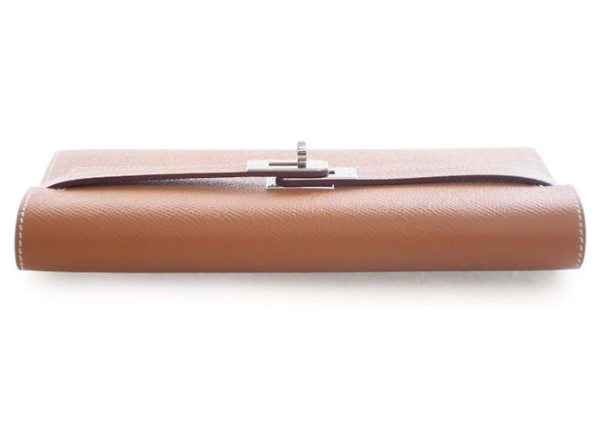 Portafoglio Longo Kelly Epsom Marrone Hermès - vista 6